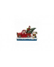 Disney Traditions - Mickey & ses amis chargent le sapin dans un camion