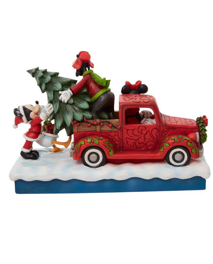 Disney Traditions - Mickey & ses amis chargent le sapin dans un camion