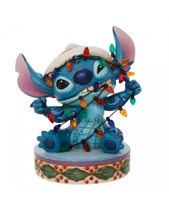 Disney Traditions - Stitch emmêlé dans sa guirlande