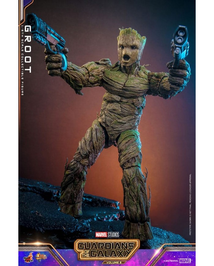 Les Gardiens de la Galaxie Vol. 3 figurine Movie Masterpiece 1/6 Groot 32 cm