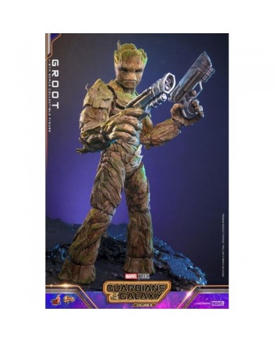 Les Gardiens de la Galaxie Vol. 3 figurine Movie Masterpiece 1/6 Groot 32 cm