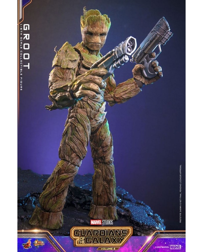 Les Gardiens de la Galaxie Vol. 3 figurine Movie Masterpiece 1/6 Groot 32 cm
