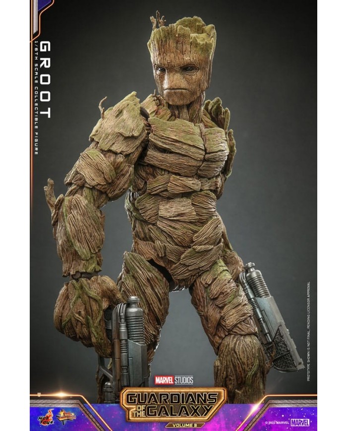 Les Gardiens de la Galaxie Vol. 3 figurine Movie Masterpiece 1/6 Groot 32 cm