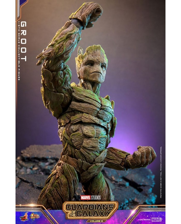 Les Gardiens de la Galaxie Vol. 3 figurine Movie Masterpiece 1/6 Groot 32 cm