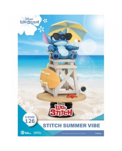 Disney diorama PVC D-Stage Stitch Summer Vibe 16 cm