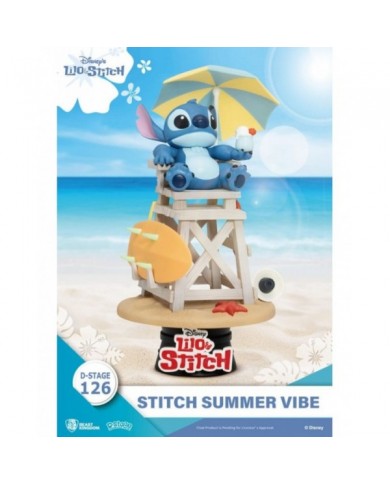 Disney diorama PVC D-Stage Stitch Summer Vibe 16 cm