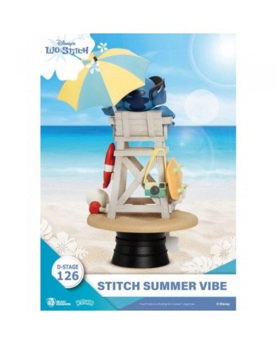 Disney diorama PVC D-Stage Stitch Summer Vibe 16 cm