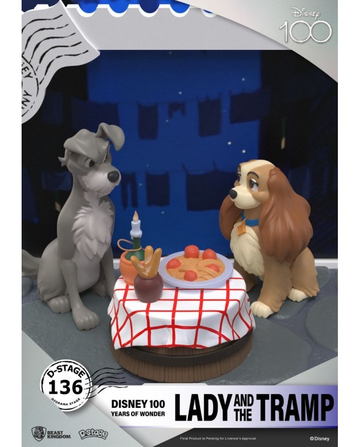 Disney's 100th - Diorama D-Stage - La Belle et le Clochard