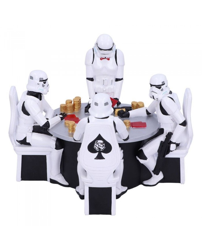 Star Wars diorama Stormtrooper Poker Face 18 cm