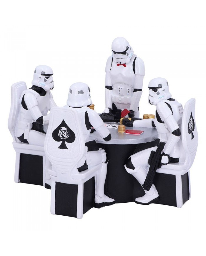 Star Wars diorama Stormtrooper Poker Face 18 cm