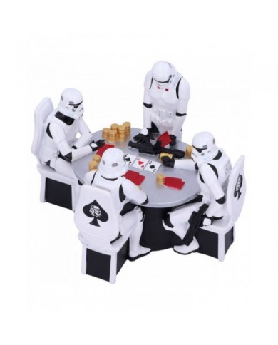 Star Wars diorama Stormtrooper Poker Face 18 cm