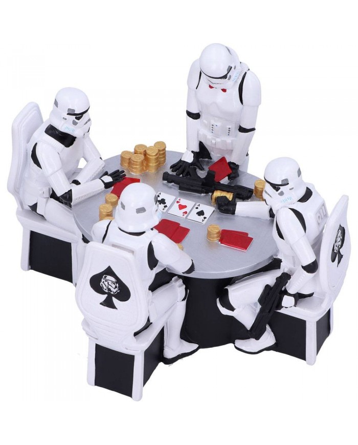 Star Wars diorama Stormtrooper Poker Face 18 cm