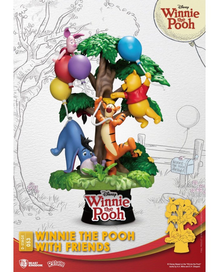 Disney diorama PVC D-Stage Winnie The Pooh With Friends 16 cm