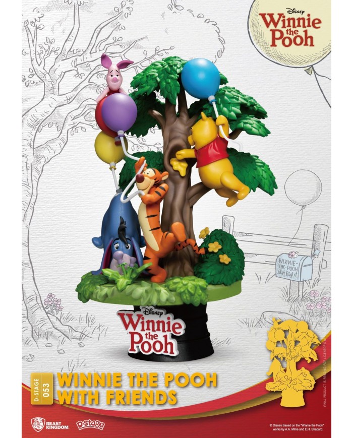 Disney diorama PVC D-Stage Winnie The Pooh With Friends 16 cm