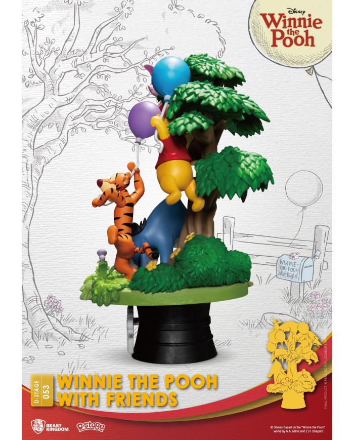 Disney diorama PVC D-Stage Winnie The Pooh With Friends 16 cm