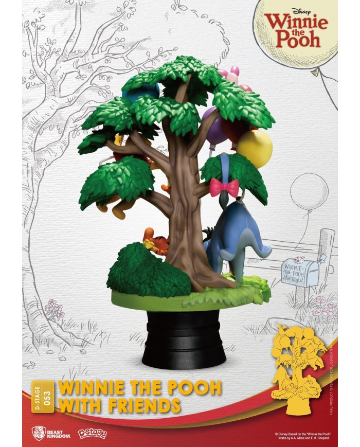 Disney diorama PVC D-Stage Winnie The Pooh With Friends 16 cm