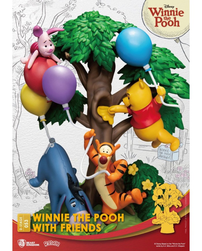 Disney diorama PVC D-Stage Winnie The Pooh With Friends 16 cm