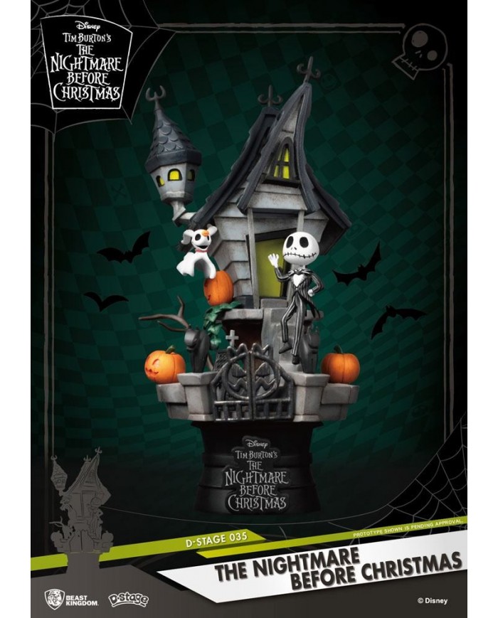L´étrange Noël de Mr. Jack diorama PVC D-Stage Jack's Haunted House 15 cm