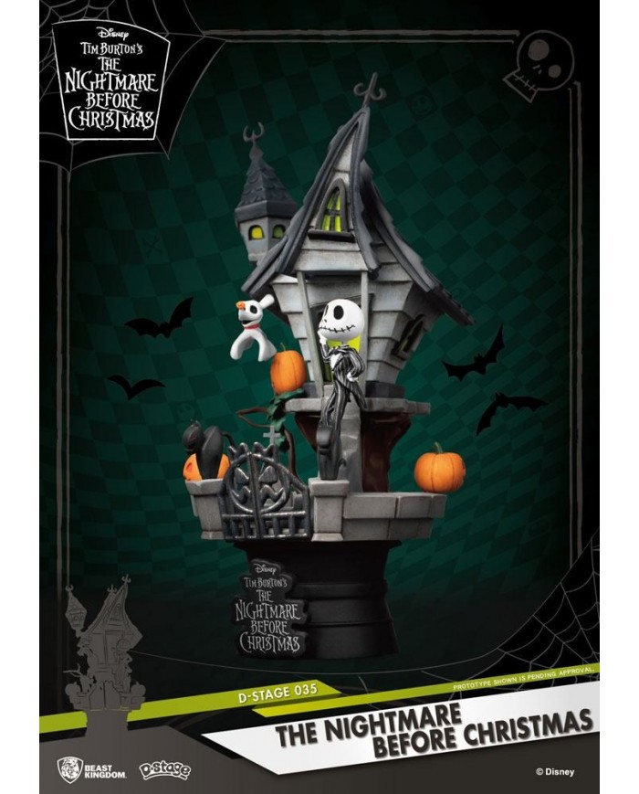 L´étrange Noël de Mr. Jack diorama PVC D-Stage Jack's Haunted House 15 cm