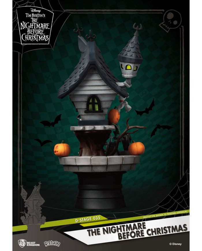 L´étrange Noël de Mr. Jack diorama PVC D-Stage Jack's Haunted House 15 cm