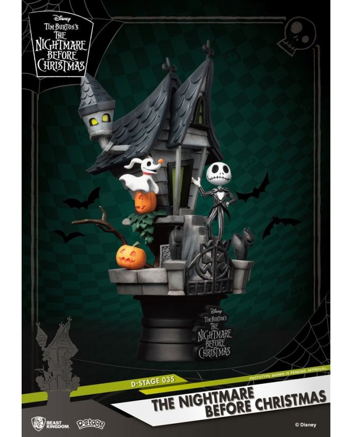 L´étrange Noël de Mr. Jack diorama PVC D-Stage Jack's Haunted House 15 cm