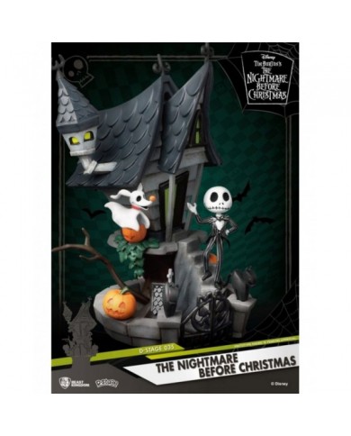 L´étrange Noël de Mr. Jack diorama PVC D-Stage Jack's Haunted House 15 cm