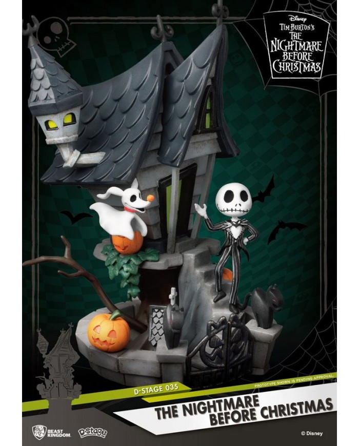 L´étrange Noël de Mr. Jack diorama PVC D-Stage Jack's Haunted House 15 cm