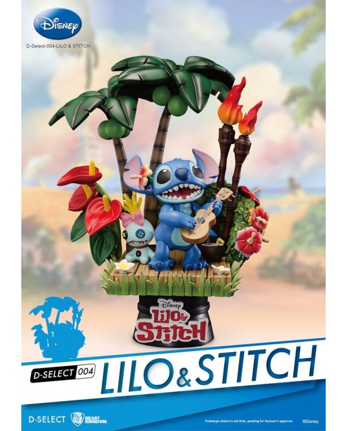 Disney diorama PVC D-Stage Stitch 14 cm
