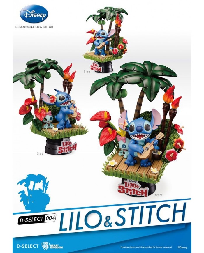 Disney diorama PVC D-Stage Stitch 14 cm