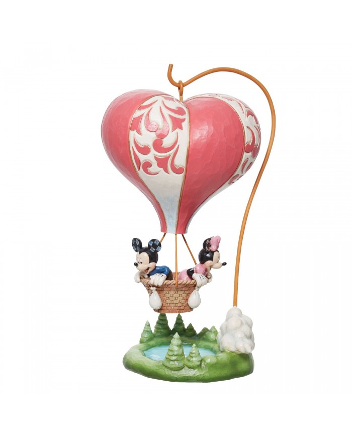 Disney Traditions - Figurine Mickey & Minnie Montgolfière