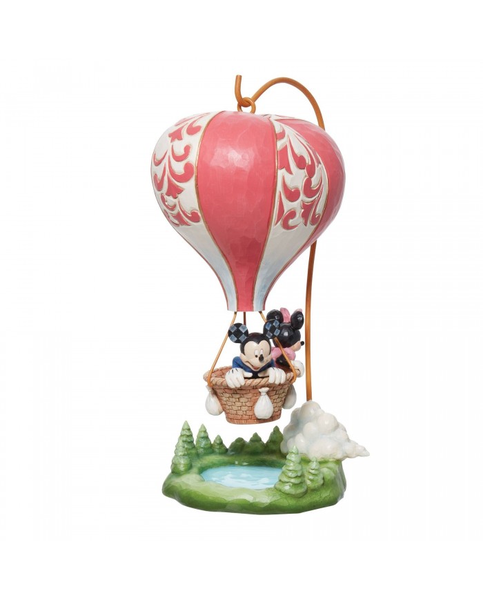 Disney Traditions - Figurine Mickey & Minnie Montgolfière