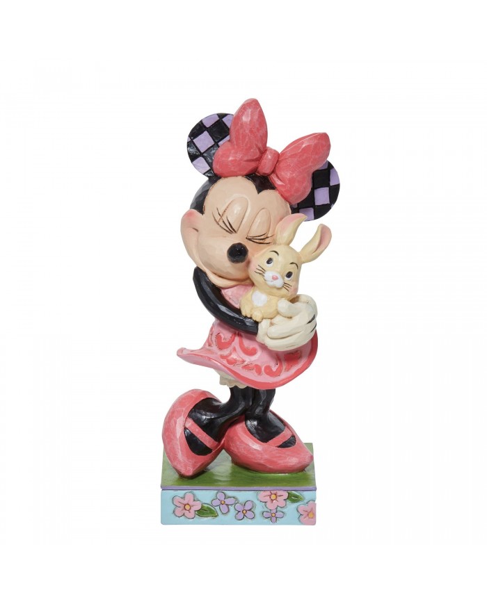 Disney Traditions - Figurine Minnie tenant un lapin
