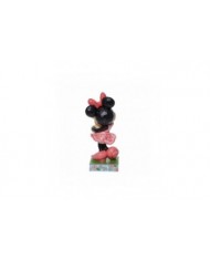 Disney Traditions - Figurine Minnie tenant un lapin