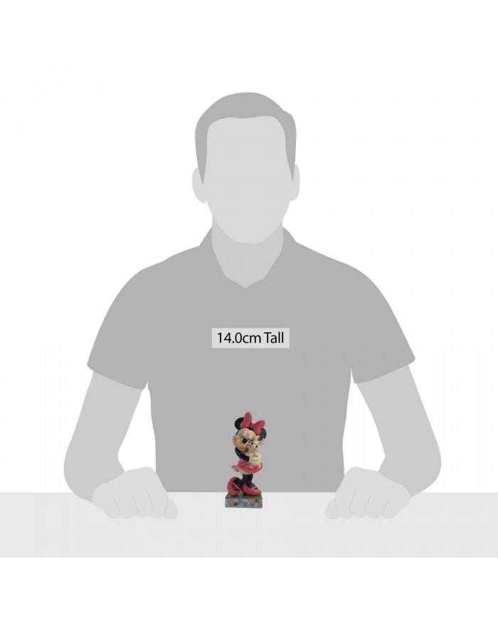 Disney Traditions - Figurine Minnie tenant un lapin