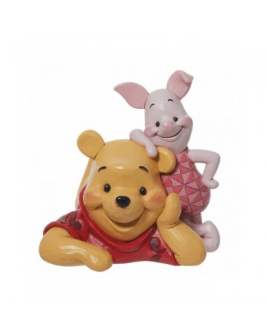 Disney Traditions - Figurine Winnie L'ourson et Porcinet