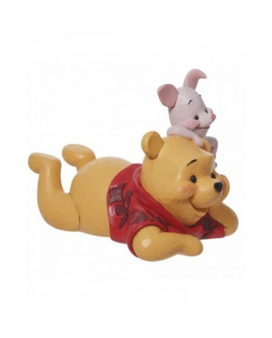 Disney Traditions - Figurine Winnie L'ourson et Porcinet