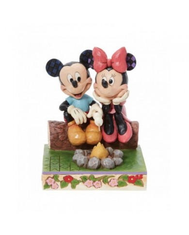 Disney Traditions - Figurine Mickey et Minnie Feu de camp