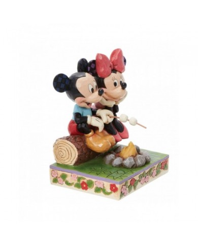 Disney Traditions - Figurine Mickey et Minnie Feu de camp