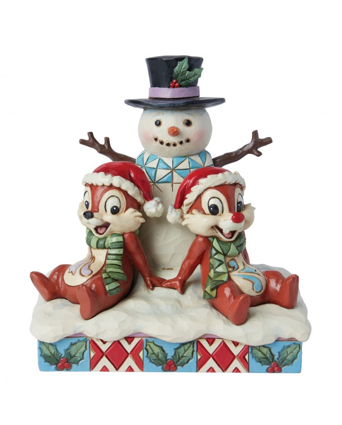 Disney Traditions - Tic et Tac Bonhomme de Neige