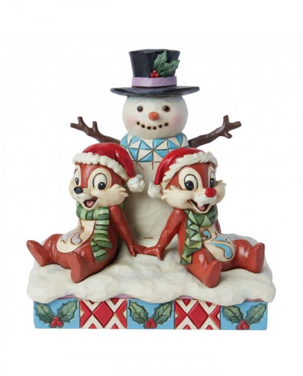 Disney Traditions - Tic et Tac Bonhomme de Neige