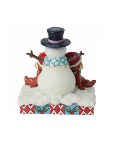 Disney Traditions - Tic et Tac Bonhomme de Neige