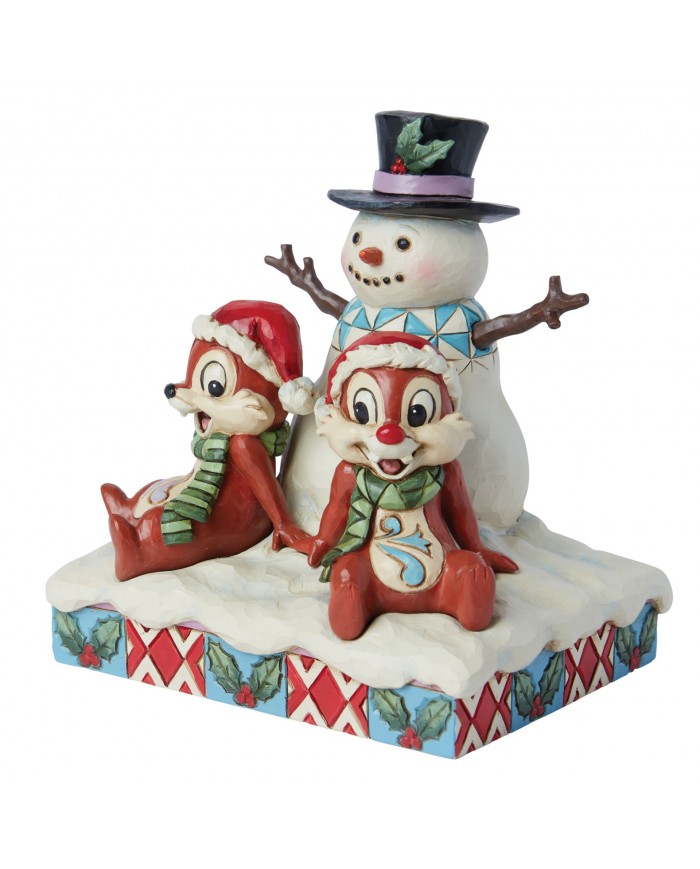 Disney Traditions - Tic et Tac Bonhomme de Neige