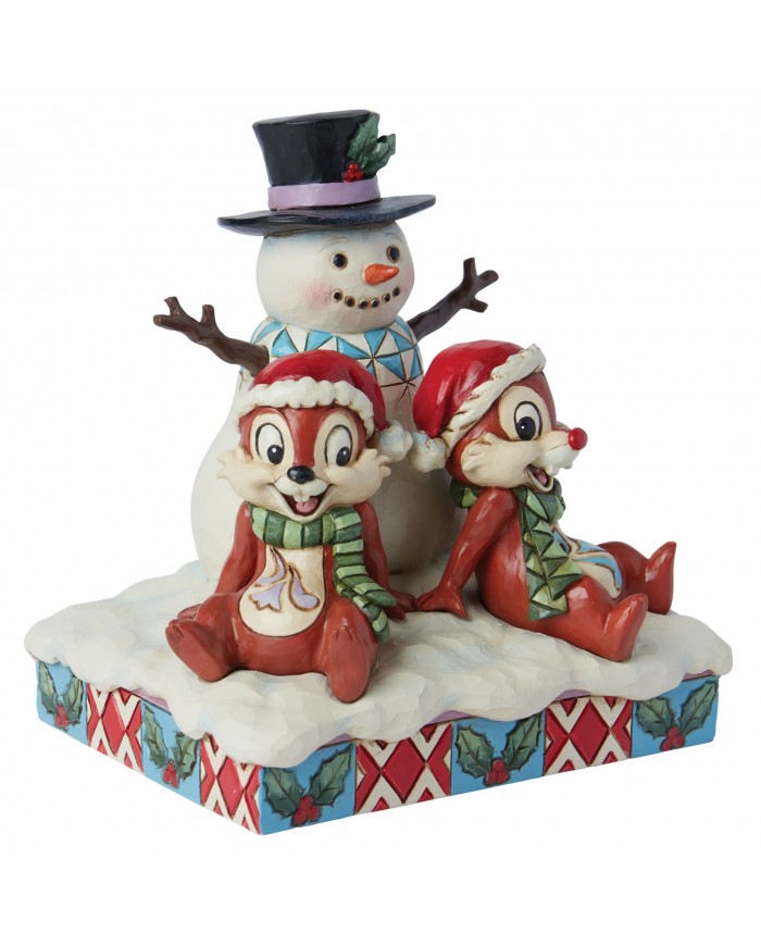 Disney Traditions - Tic et Tac Bonhomme de Neige