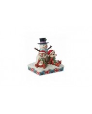 Disney Traditions - Tic et Tac Bonhomme de Neige