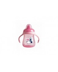 Tasse à bec avec anses Minnie Confettis 250 mL