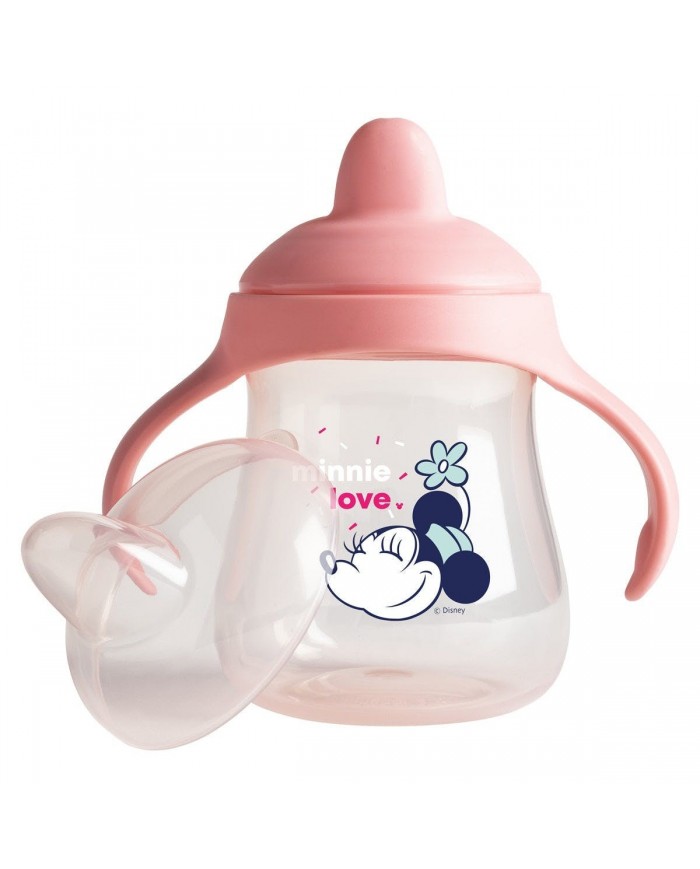 Tasse à bec avec anses Minnie Confettis 250 mL