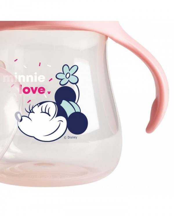 Tasse à bec avec anses Minnie Confettis 250 mL