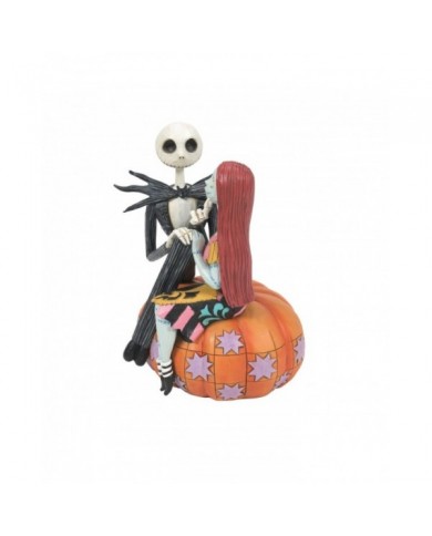 Disney Traditions - Jack & Sally sur une citrouille