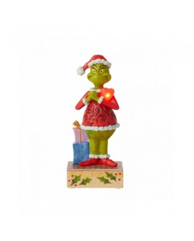 Figurine Grinch Cur qui Bat - Grinch by Jim Shore