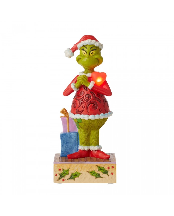 Figurine Grinch Cur qui Bat - Grinch by Jim Shore